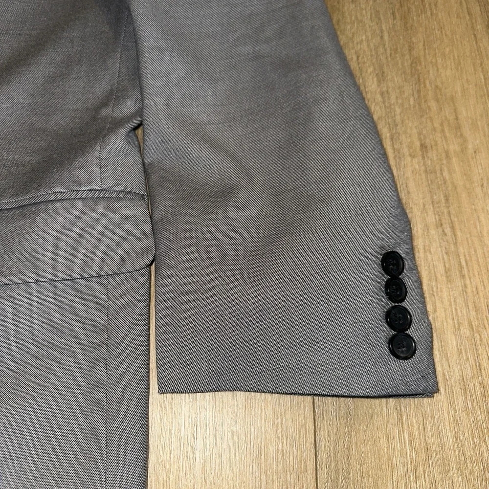 Dockers Men's Gray Sport Coat Jacket 2 Button‎ 48R Preowned